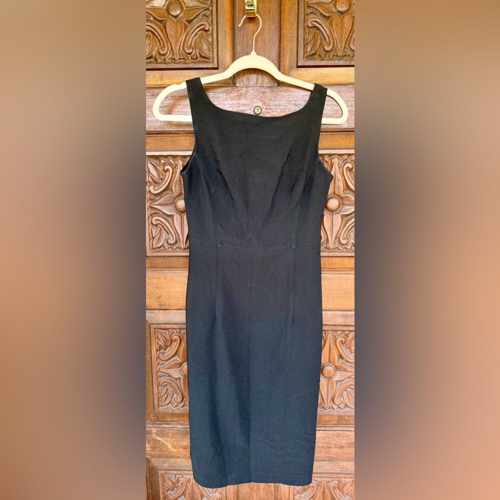 Express Stretch Black Sleeveless Dress W/Slits On Both Sides. Size Small NWOT.